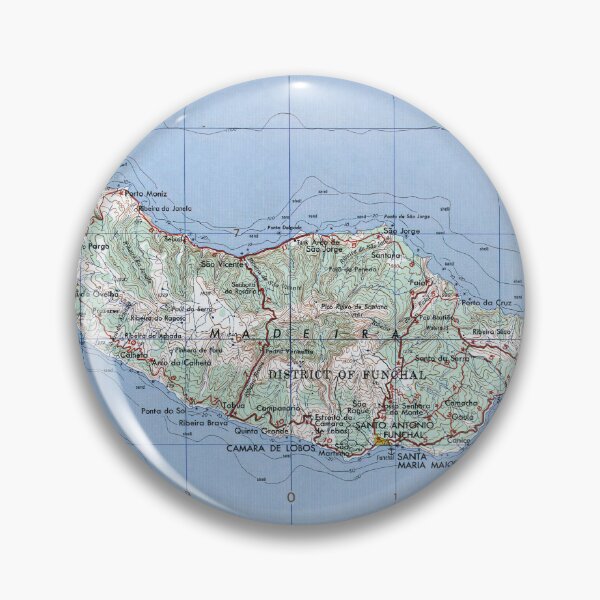 Item preview, Vintage Madeira Island Map (1904) designed and sold by BravuraMedia.
