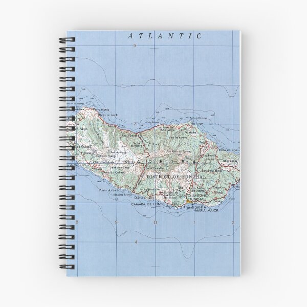 Item preview, Vintage Madeira Island Map (1904) designed and sold by BravuraMedia.