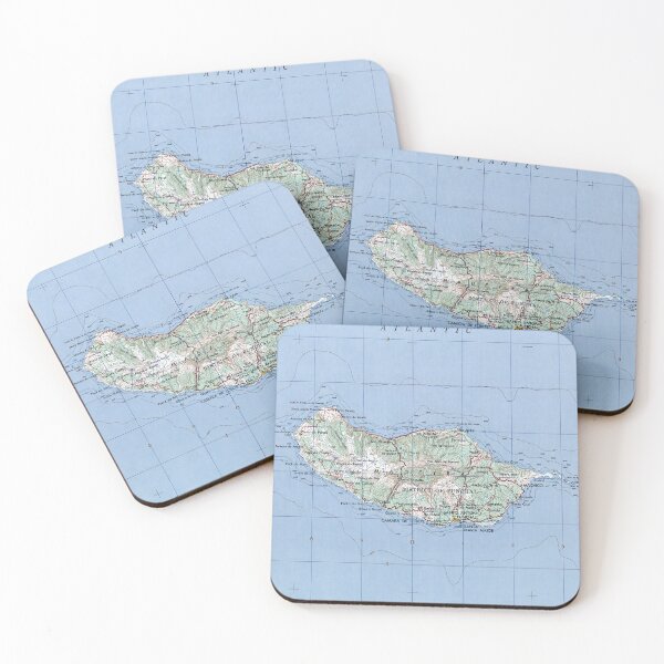 Item preview, Vintage Madeira Island Map (1904) designed and sold by BravuraMedia.