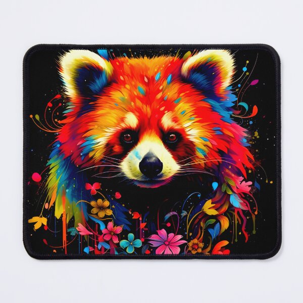 Item preview, Rainbow Red Panda designed and sold by NRGArtwork.