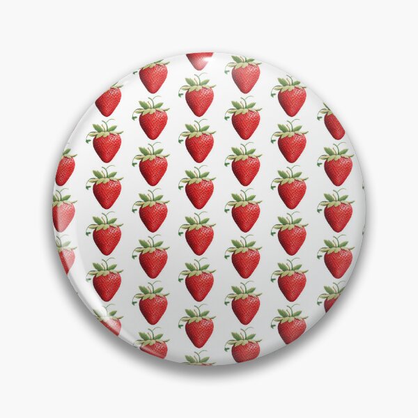 Item preview, Simple Strawberry Repeating Pattern on white background  designed and sold by EpicFoxArt.