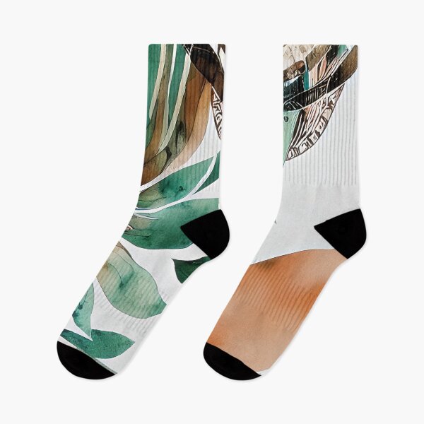 Item preview, Earth tones boho watercolor floral designed and sold by ibelieveimages.