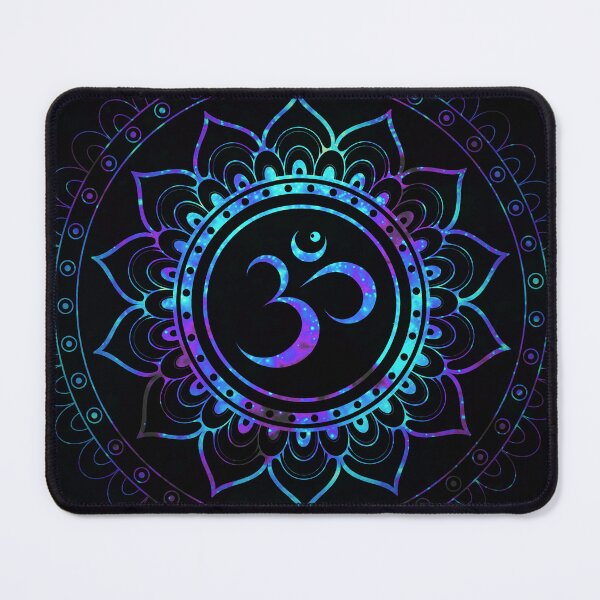 Item preview, Om Mandala: Purple Teal Blue Galaxy  designed and sold by 2sweetsDesign.