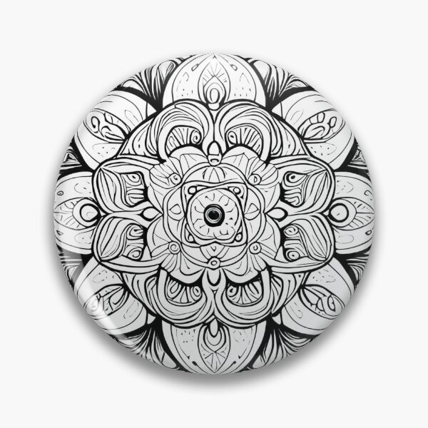 Artikelvorschau, Mandala-Kunst entworfen und verkauft von Posivibez Designs.