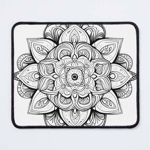 Artikelvorschau, Mandala-Kunst entworfen und verkauft von Posivibez Designs.