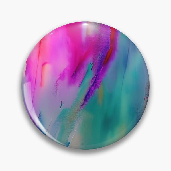 Artikelvorschau, Magenta schmilzt ein mehrfarbiges Aquarell-Originalbild der abstrakten Kunst entworfen und verkauft von Bridie  OBrien.
