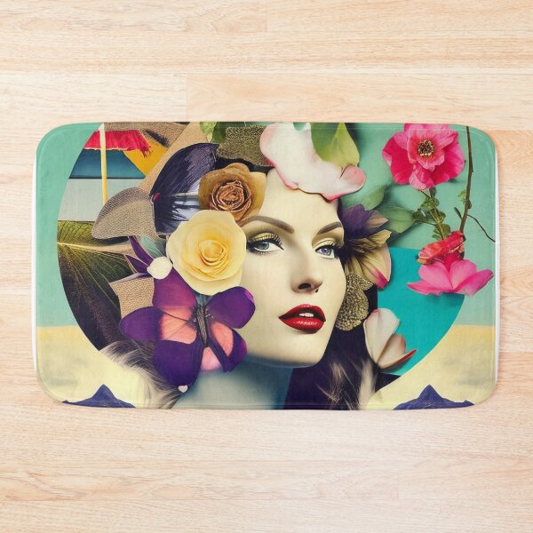 Item preview, Floral Fusion Collage Art designed and sold by LilyBell6.