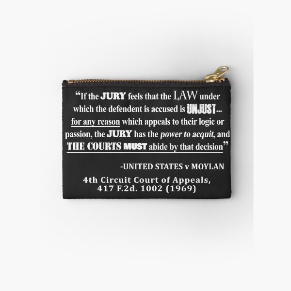 Item preview, Jury Nullificaton Case Law Quote White Lettering designed and sold by allhistory.