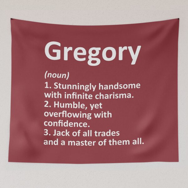 Item preview, GREGORY Definition Personalized Name Funny Birthday 	 		 designed and sold by ajtdxjxvfbj69.
