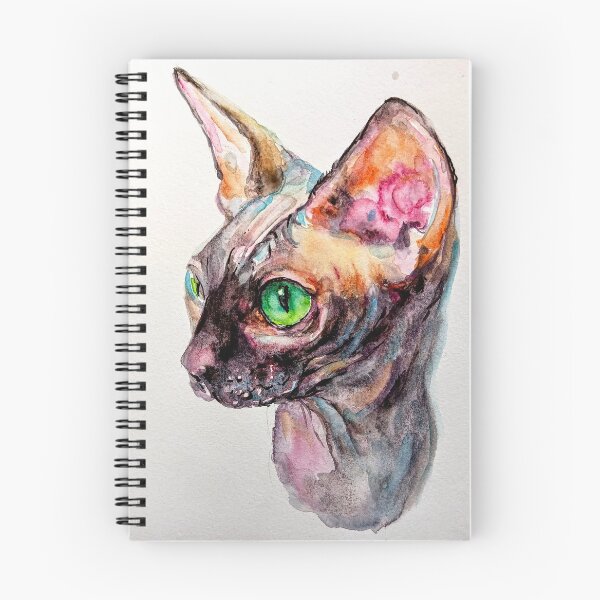 Item preview, Black Devon Rex Cat art designed and sold by DanielaVasileva.