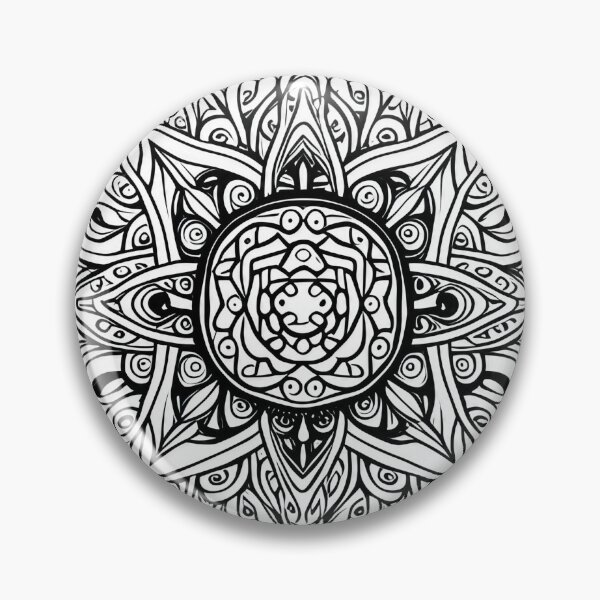 Artikelvorschau, Mandala-Kunst entworfen und verkauft von Posivibez Designs.