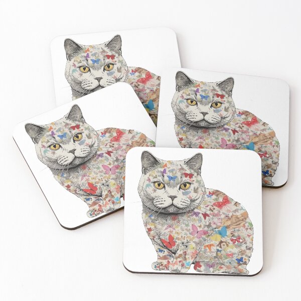 Item preview, British Shorthair Breed Graphic Design - Collection: Purebred Patterns and Colors, Fluffy Whiskers & Playful Ears Adopted by Extravagant Lap Cats designed and sold by DooodleGod.