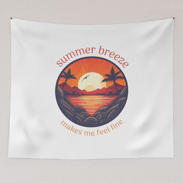 Item preview, summer breeze makes me feel fine designed and sold by adigitaldreamer.