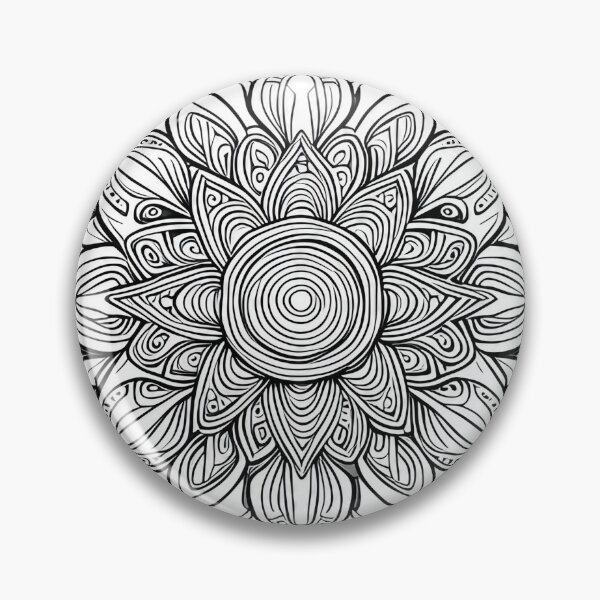 Artikelvorschau, Mandala-Kunst entworfen und verkauft von Posivibez Designs.