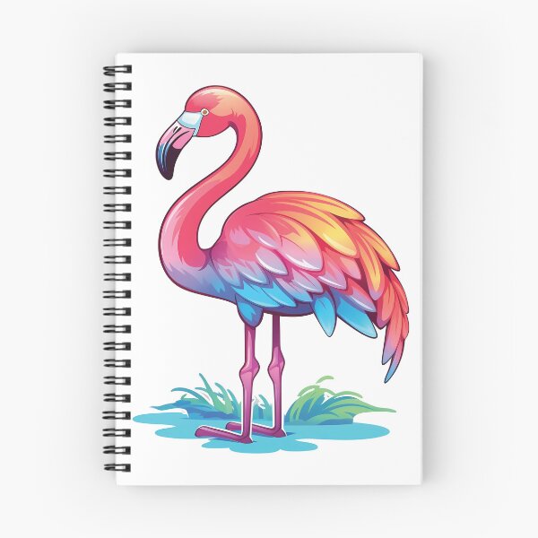 Item preview, Whimsical Kawaii Flamingo | Playful Pink Bird | Tropical Paradise designed and sold by PopPopGfx.
