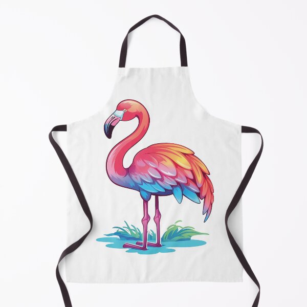 Item preview, Whimsical Kawaii Flamingo | Playful Pink Bird | Tropical Paradise designed and sold by PopPopGfx.