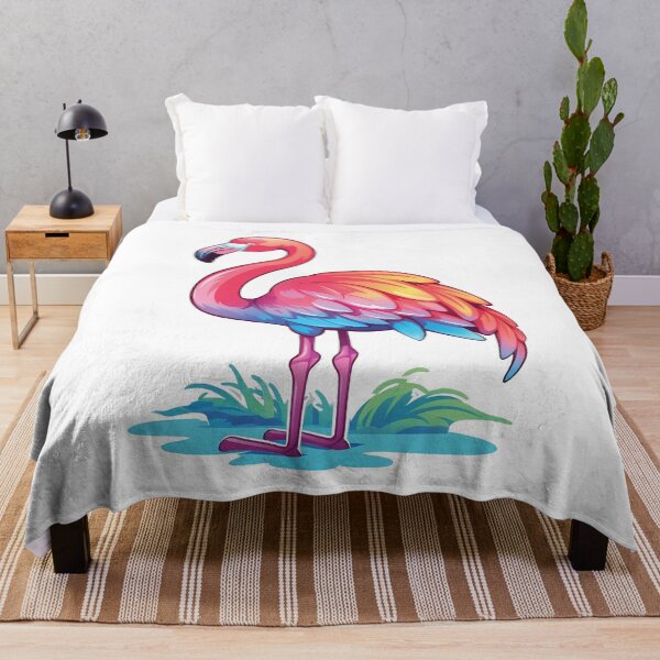 Item preview, Whimsical Kawaii Flamingo | Playful Pink Bird | Tropical Paradise designed and sold by PopPopGfx.