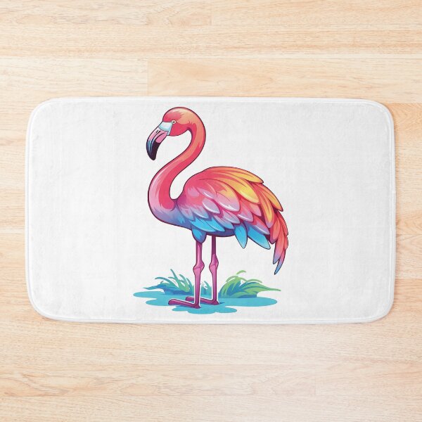 Item preview, Whimsical Kawaii Flamingo | Playful Pink Bird | Tropical Paradise designed and sold by PopPopGfx.