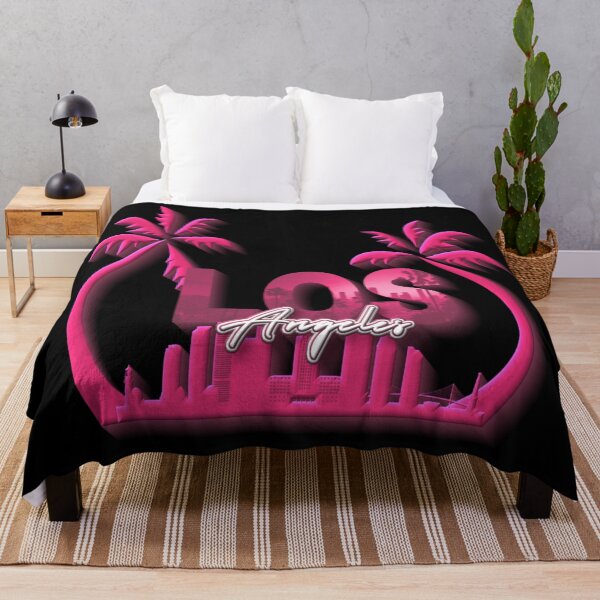 Item preview, Los Angeles Palm Trees Pink City designed and sold by Paula Helit.
