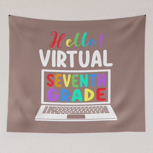 Item preview, Hello Virtual 7Th Grade Back To School Seventh Grade 	  	 designed and sold by itlglnbl24.