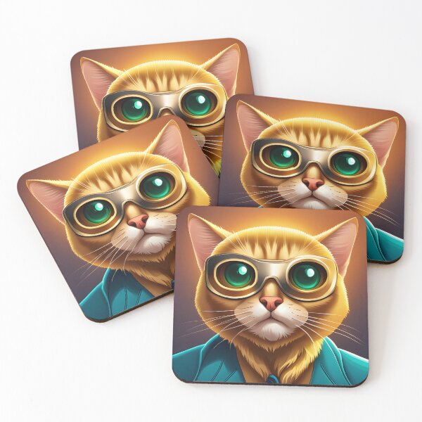 Item preview, the golden cat designed and sold by VivrantVisions.