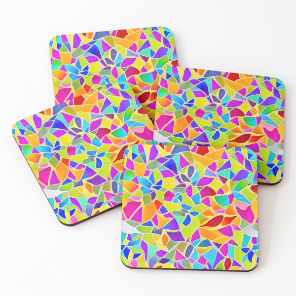 Item preview, Bright watercolor mosaic designed and sold by ibelieveimages.