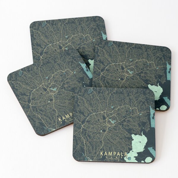 Item preview, Kampala City Map of Uganda - Summer designed and sold by deMAP.