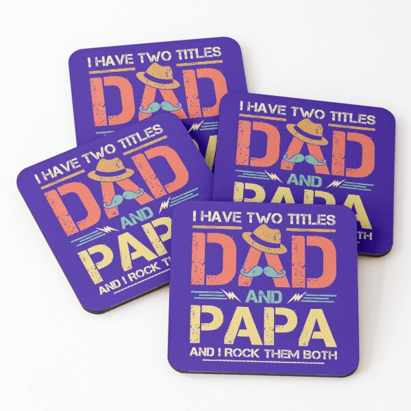 Item preview, I Have Two Titles Dad And Papa 	 Vintage Decor Dad Papa 	 	 designed and sold by sgyywgci87.