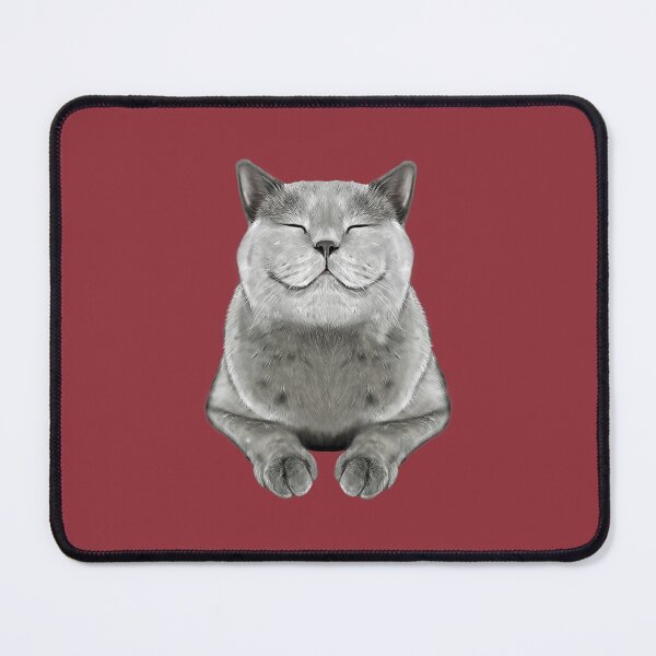 Item preview, Grey Cat Smile Eager Face 	 Cats Tee 	 		 designed and sold by ajtdxjxvfbj69.