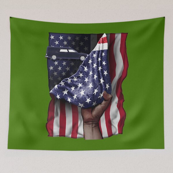 Item preview, Day Of Independence US Flag Hearse Raglan Baseball Tee	 designed and sold by ohwrywjjmbz61.