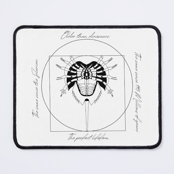 Item preview, Vitruvian horseshoe crab designed and sold by PaleoInvert.