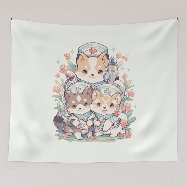 Item preview, Canine Care Squad: Nurse Dogs To The Rescue! designed and sold by Zandalus.