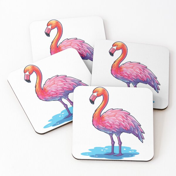 Item preview, Delightful Kawaii Flamingo | Adorable Pink Bird | Fun in the Sun designed and sold by PopPopGfx.