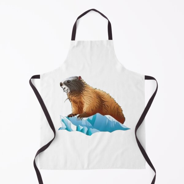 Item preview, Marmota rústica subida en un iceberg designed and sold by GroundhogMs.