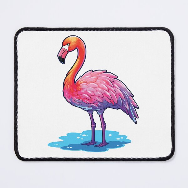 Item preview, Delightful Kawaii Flamingo | Adorable Pink Bird | Fun in the Sun designed and sold by PopPopGfx.