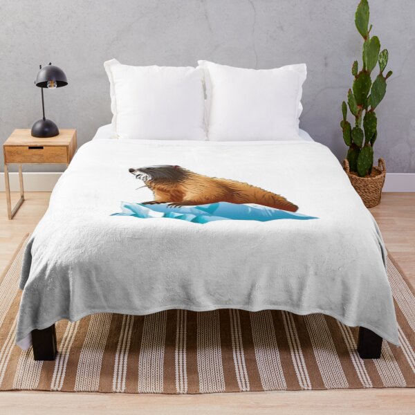 Item preview, Marmota rústica subida en un iceberg designed and sold by GroundhogMs.