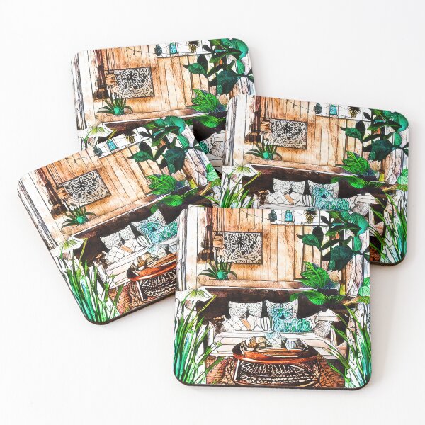 Item preview, Boho design living room image designed and sold by ibelieveimages.