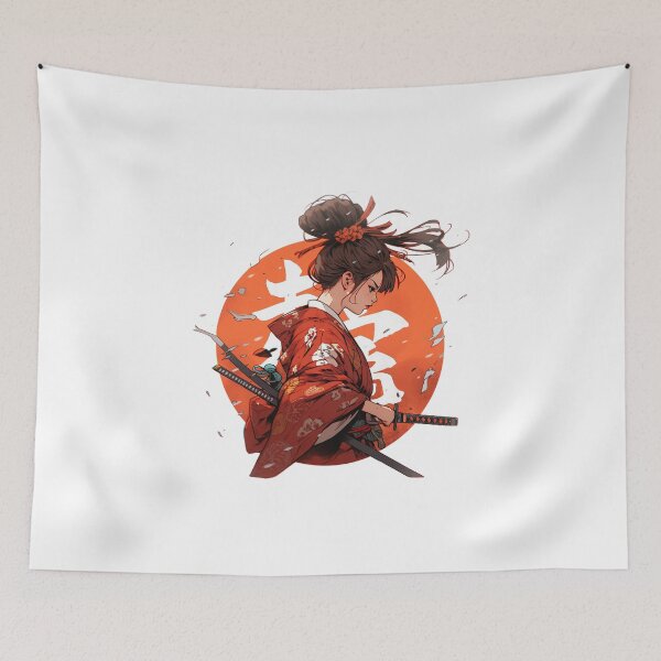 Item preview, Elegant Bushi: Japanese Warrior Artwork Design designed and sold by TestCey.
