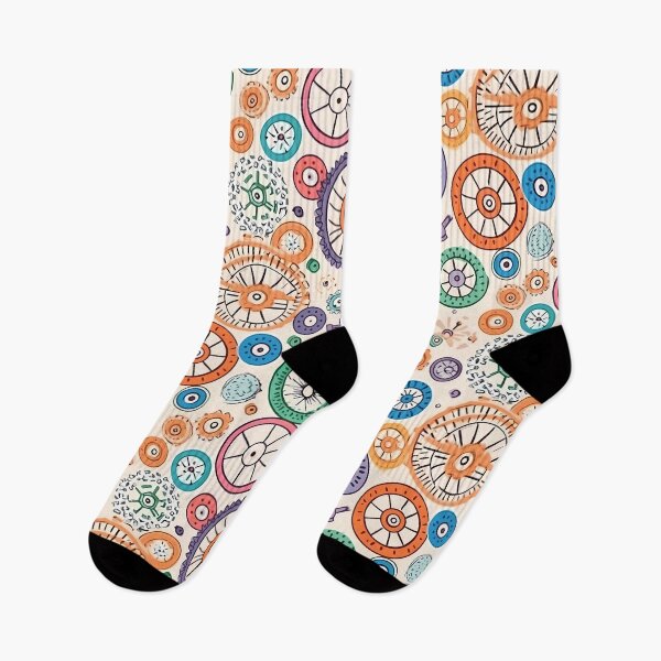 Item preview, gears wheel colors doodle designed and sold by pinguinii.