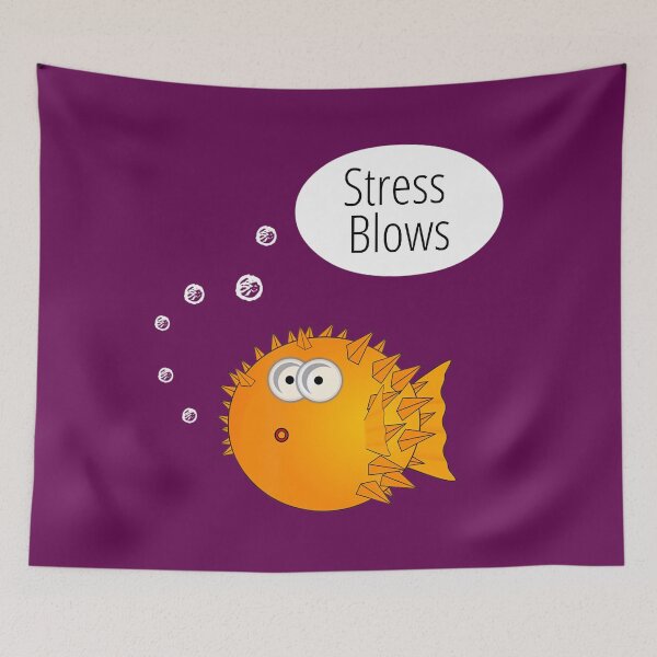 Item preview, Funny Stress Blows Beach Fishing 	 	 	s Kids 	 		 designed and sold by kxzfskcq61.