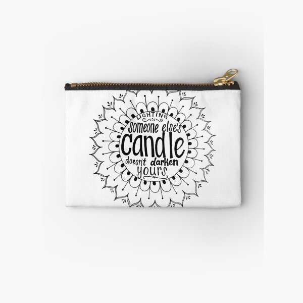 Item preview, Light someone's candle zentangle medallion designed and sold by asaks5th.
