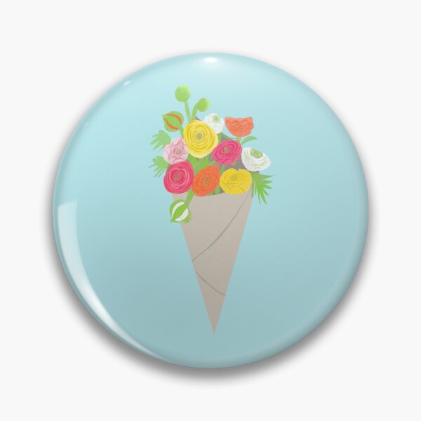 Item preview, Ranunculus Bouquet in Paper Cone designed and sold by Christine Philbrick.