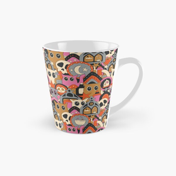 Item preview, Midnight Whiskers In Gold, Orange, Cream, Pink, And Black designed and sold by JBeasleyDesigns.