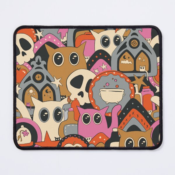 Item preview, Bigotes de medianoche en oro, naranja, crema, rosa y negro designed and sold by JBeasleyDesigns.