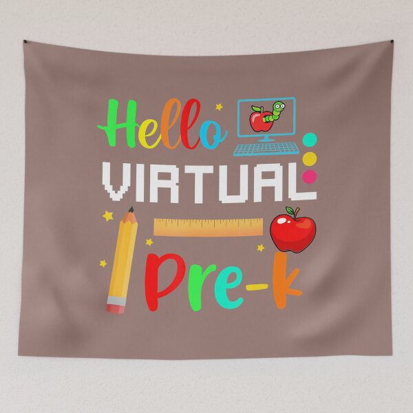 Item preview, Hello Virtual Pre K Back To School Online Teaching 	 	 designed and sold by itlglnbl24.