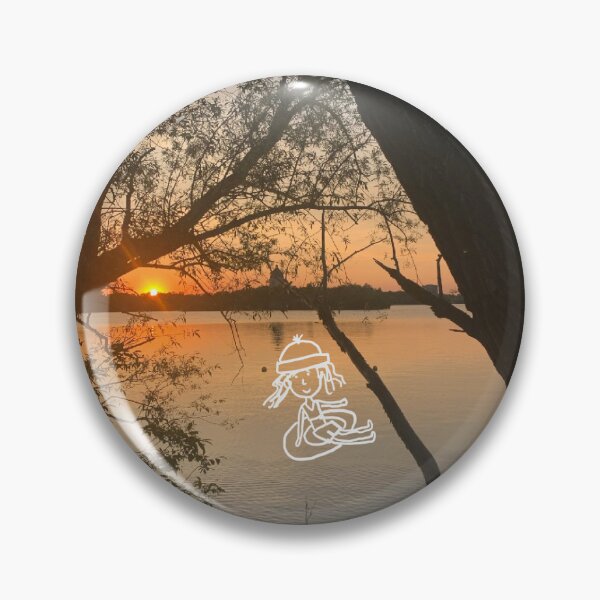 Item preview, Sunset swimmer designed and sold by lazyfrog20.