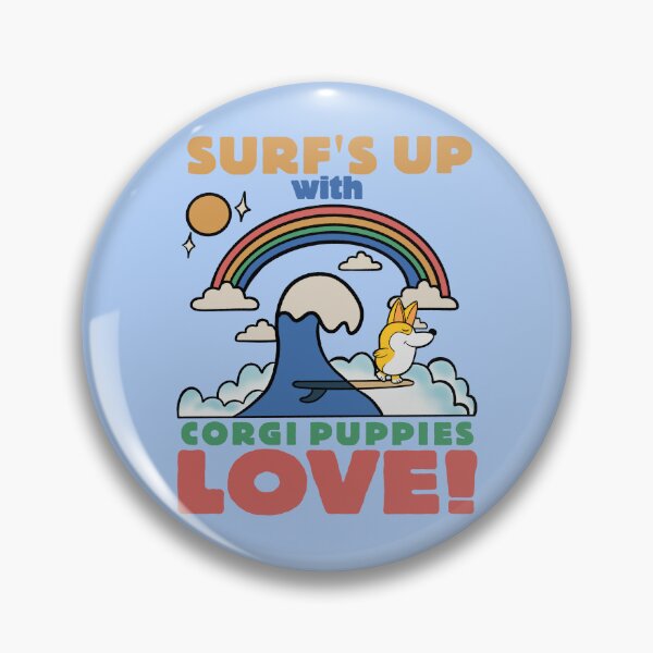 Item preview, Corgi surf california : beach dog surf in california designed and sold by ImaginarStore.