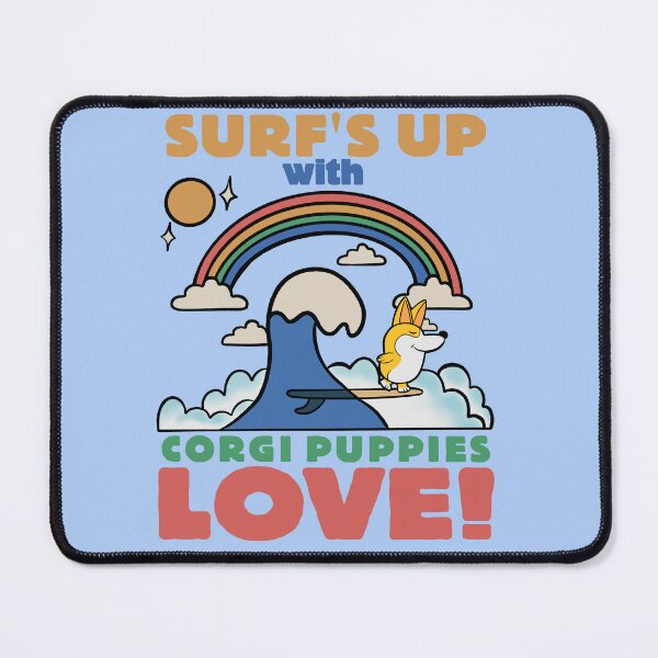 Item preview, Corgi surf california : beach dog surf in california designed and sold by ImaginarStore.