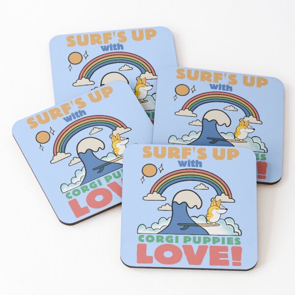 Item preview, Corgi surf california : beach dog surf in california designed and sold by ImaginarStore.