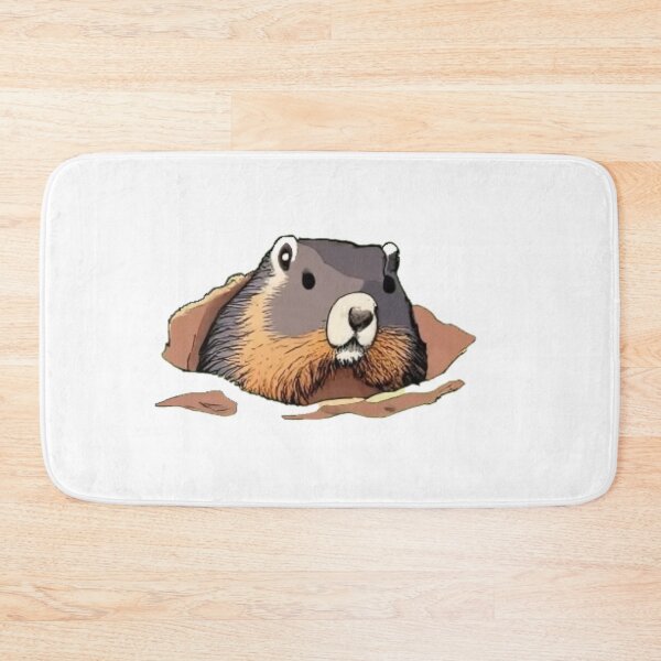 Item preview, Little groundhog coming out of a hole designed and sold by GroundhogMs.